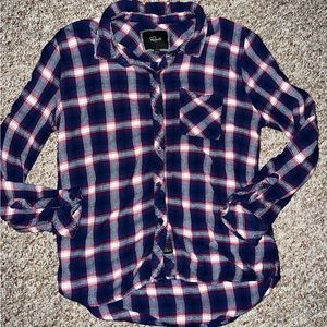 Rails Plaid Flannel Shirt Large